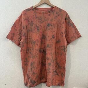 George Men’s XL Red Tie Dye Short Sleeve T-shirt